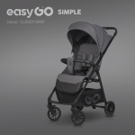 EasyGo Simple Cloudy Gray Jalutusk&auml;ru
