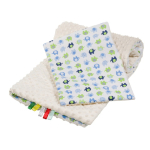 Blanket 75x100+pillow 35x30 cm BLUE ELEPHANTS BOC0081