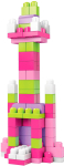 Klotsid Mattel MEGA BLOKS First Builders Big Building Bag 80 detaili Pink