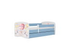 Lastevoodi ilma madratsita/sahtliga Kocot Kids BabyDreams Blue balloon, sinine/valge