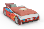 Lastevoodi Car II koos madratsiga 150 cm x 74 cm x 44 cm, auto 4x4