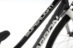 Laste jalgratas Karbon Superlight Alu 24", must
