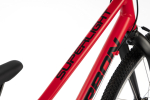 Laste jalgratas Karbon Superlight Alu 24", punane