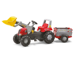 Traktors ar pedāļiem ar piekabi un kausi Rolly Toys rollyFarmtrac Junior RT (3-8 gadiem) 811397