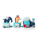 Attīsto&scaron;ā rotaļlieta SAFARI TRAIN BabyOno 1495