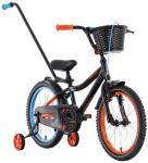 Laste jalgratas Tabou Rocket CS Alu 18", must/oranž