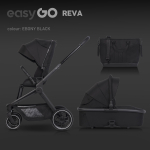 EasyGo Reva Ebony Black Lapsevanker 2 in 1