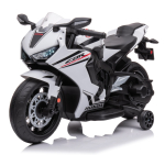 Honda CBR 1000RR ar akumulatoru darbināms motocikls ar gaismām un skaņām - balts