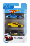 Metallist automudel Mattel Hot Wheels Basic Car 3 tk sortimendis