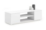Plastjalgadega TV-alus KOBI FOCUS 155 cm Valge