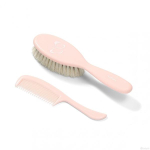Naturaalsete harjastega juuksehari ja kamm BabyOno 568/04 Pink