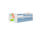 Lastevoodi ilma madratsita/sahtlita Kocot Kids BabyDreams Blue mermaid, sinine
