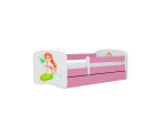 Lastevoodi ilma madratsita/sahtliga Kocot Kids BabyDreams Pink mermaid, roosa