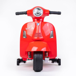 Baby Mix elektriskais motocikls Vespa sarkans