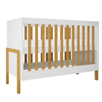 Lastevoodi ilma sahtli ja madratsita Kocot Kids Victor, 60x120 cm, valge