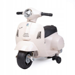 Baby Mix Vespa elektriskais motocikls baltā krāsā