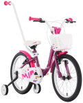 Laste jalgratas Tabou Miss ST 12", lilla/valge