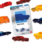 Metallist automudel Mattel Hot Wheels Silver Series Pantone sortimendis