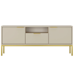 TV-alus Kocot Meble Austin, 135x33x56,4 cm, pruun/kuldne