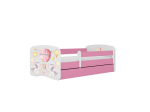 Lastevoodi ilma madratsita/sahtliga Kocot Kids BabyDreams Pink balloon, roosa/valge