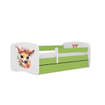 Lastevoodi madratsiga/sahtlita Kocot Kids BabyDreams Green bambi, roheline