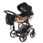 Junama Hand Craft Black Rose Gold Lapsevanker 2 in 1