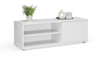 Plastjalgadega TV-alus KOBI VIVA 110 cm Valge
