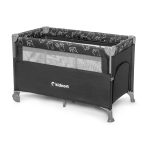 Kidnort Livsmilj&ouml; Oxford 300 Dark Grey Laste reisi voodi