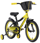 Laste jalgratas Tabou Rocket 20", must/kollane