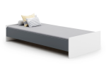 Voodi Karo 193,6x37x94 cm, hall/valge