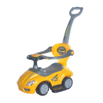 Stumjamā ma&scaron;īna BabyMix MEGA CAR yellow 45840