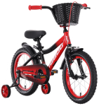 Laste jalgratas Tabou Rocket 20", must/punane