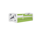 Lastevoodi ilma madratsita/sahtlita Kocot Kids BabyDreams Green nasa, roheline