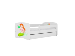 Lastevoodi ilma madratsita/sahtlita Kocot Kids BabyDreams White mermaid, valge