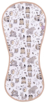 Pretsviedrē&scaron;anas 3D ieliktnis autokrēslam BEIGE ANIMALS (1590)