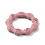 Teething ring elastic RING 825/02 pink