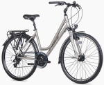 Naiste matkajalgratas Unibike Vision LDS 28", champane
