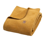Laste puuvillane pleed Zaffiro Oslo 100x150 cm Mustard
