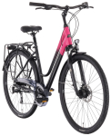 Naiste matkajalgratas Tabou Kinetic 3 W 28", must/fuksia