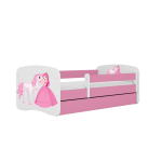 Babydreams roosa sahtlita voodi, madratsiga 160/80