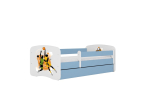 Lastevoodi ilma madratsita/sahtliga Kocot Kids BabyDreams Blue basketball, sinine