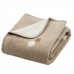 Laste puuvillane pleed Zaffiro Bari 100x150 cm Beige