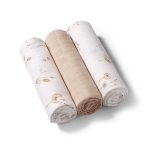 Bambusest m&auml;hkimislinad BabyOno 397/13 Natural Beige 3 tk