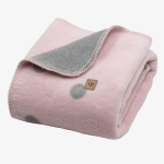 Laste puuvillane pleed Zaffiro Bari 100x150 cm Baby Pink