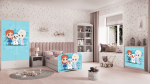 Valge voodi babydreams sahtliga, madratsiga 160/80