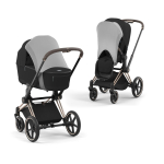 P&auml;ikesekate vankrile Cybex Priam / Mios Sun Sail Light Grey