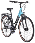 Naiste matkajalgratas Tabou Kinetic 2 W 28", must/t&uuml;rkiis