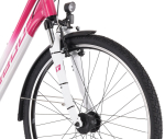 Naiste matkajalgratas Tabou Kinetic 2 W 28", valge/fuksia