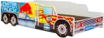 Lastevoodi Riko madratsiga 146 cm x 74 cm x 38 cm, monster car