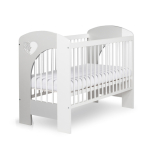 Bērnu gulta Klups NEL HEART grey-beige